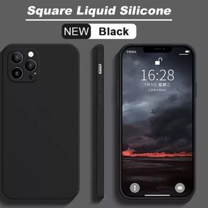 iPhone 14 black silicone case